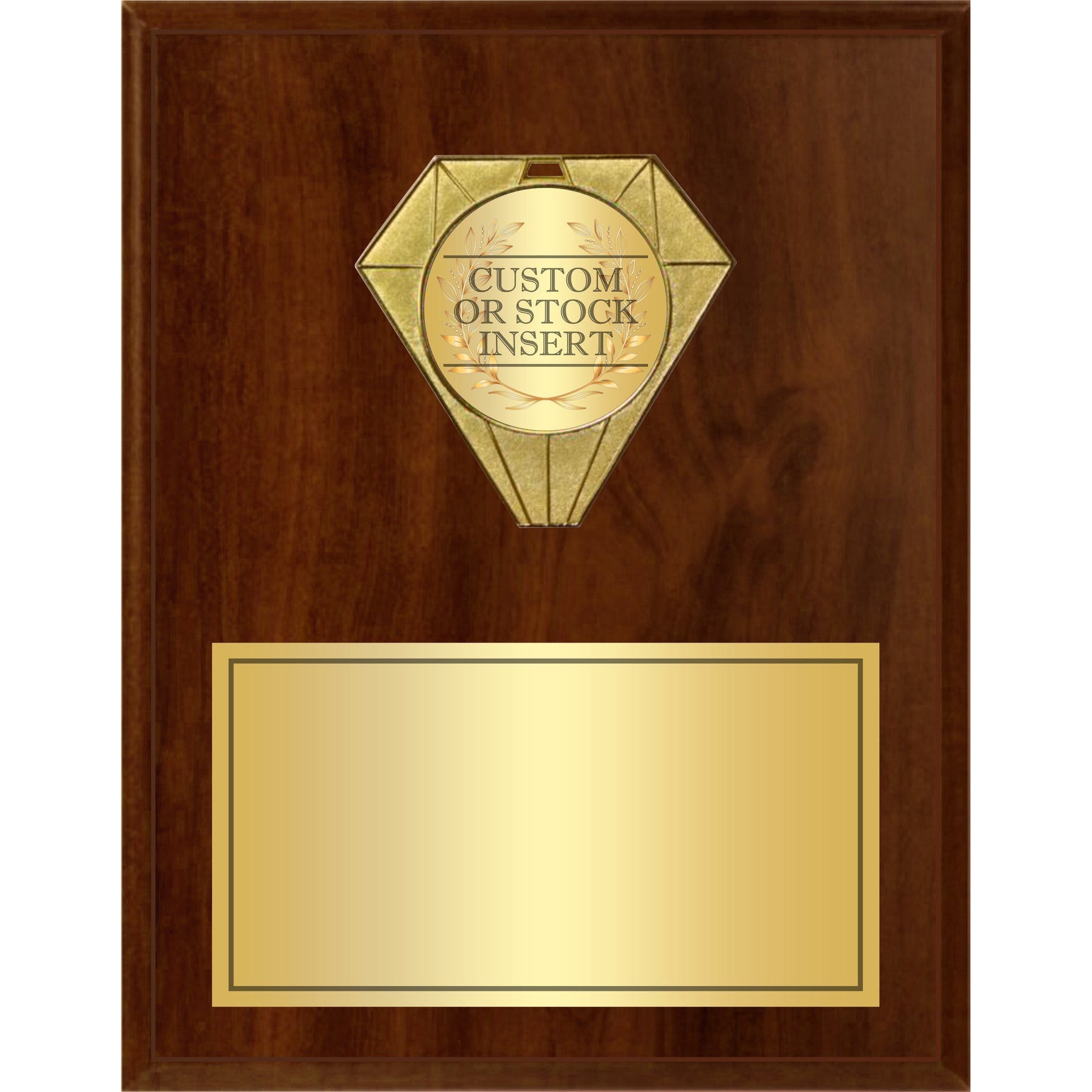 Jewel Plaque Series Vertical Plaque